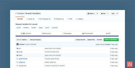 Laravel Handlers .